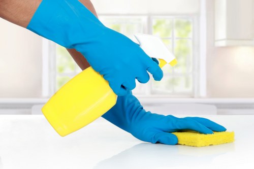 Local cleaning team working on a Putney property with access and parking considerations