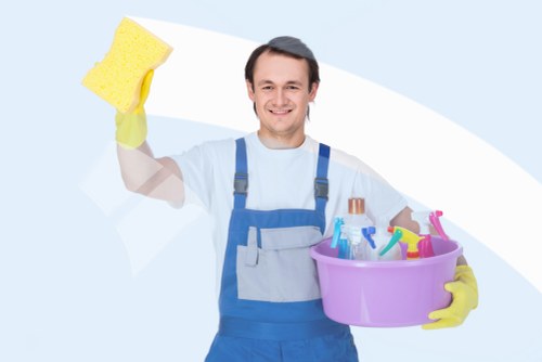 Domestic cleaning service in a Putney family house