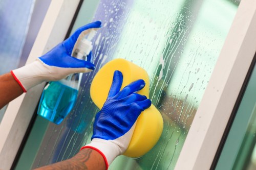 Thorough oven degreasing and detailing by a Putney cleaner