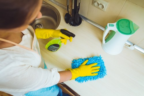 Inspection of electrical safety before deep cleaning work begins