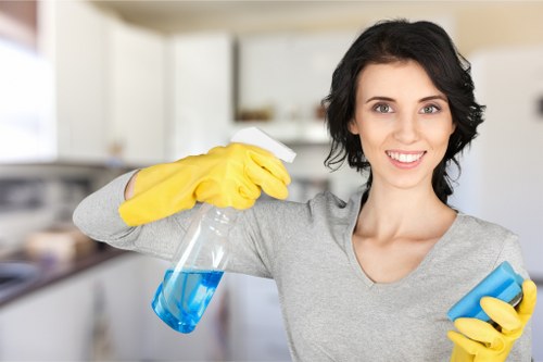 Cleaning different rug types in a local Putney service